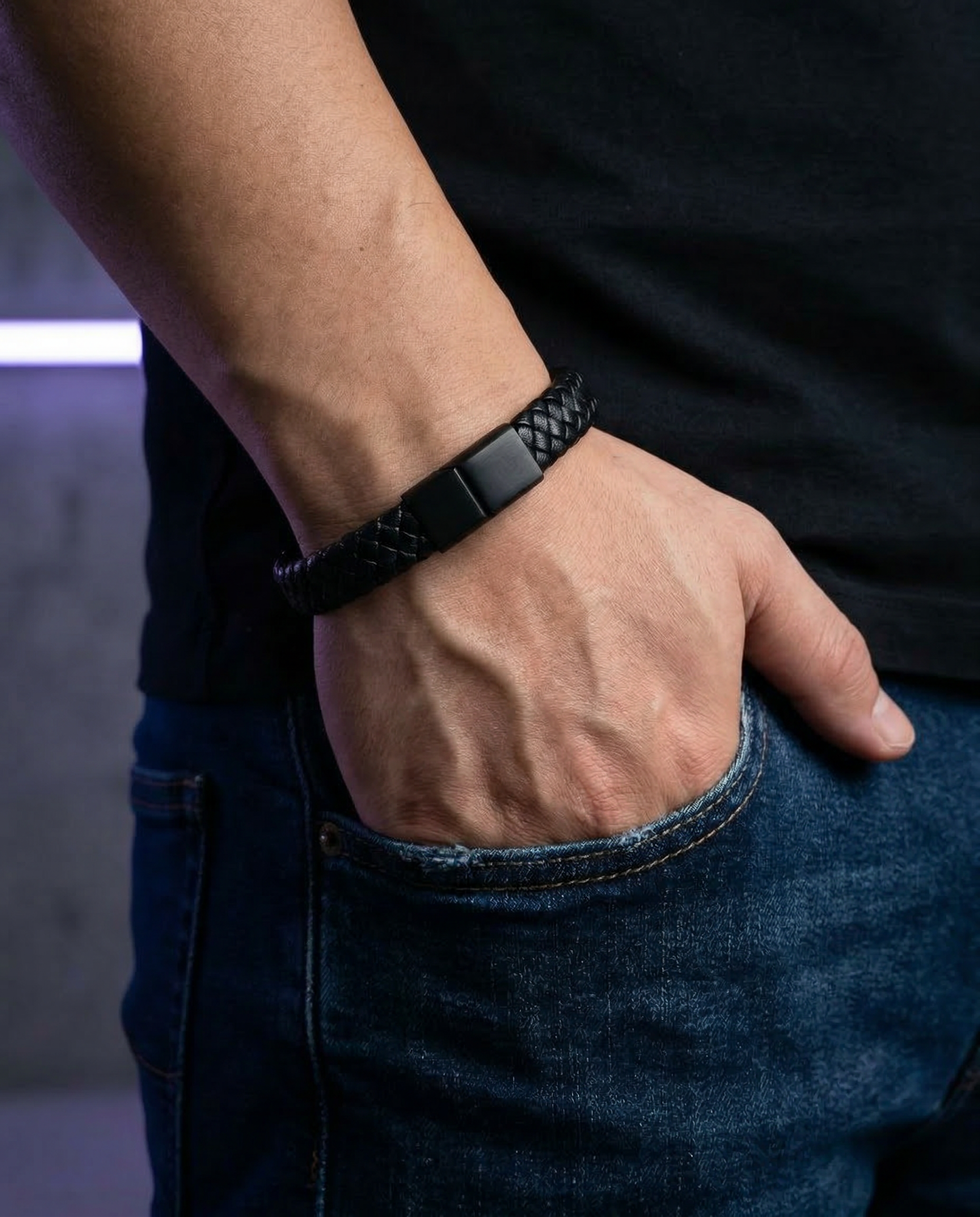 Brazalete Dmon cuero